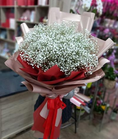 Букет цветов из: Гипсофила в Новопашковской