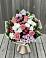 Букет цветов из: Альстромерии, Гвоздики, Розы и Хризантемы в Новопашковской