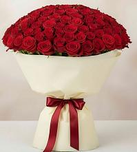 Букет 101 Красная роза Милано #REPLACE_PRED# Новопашковской
