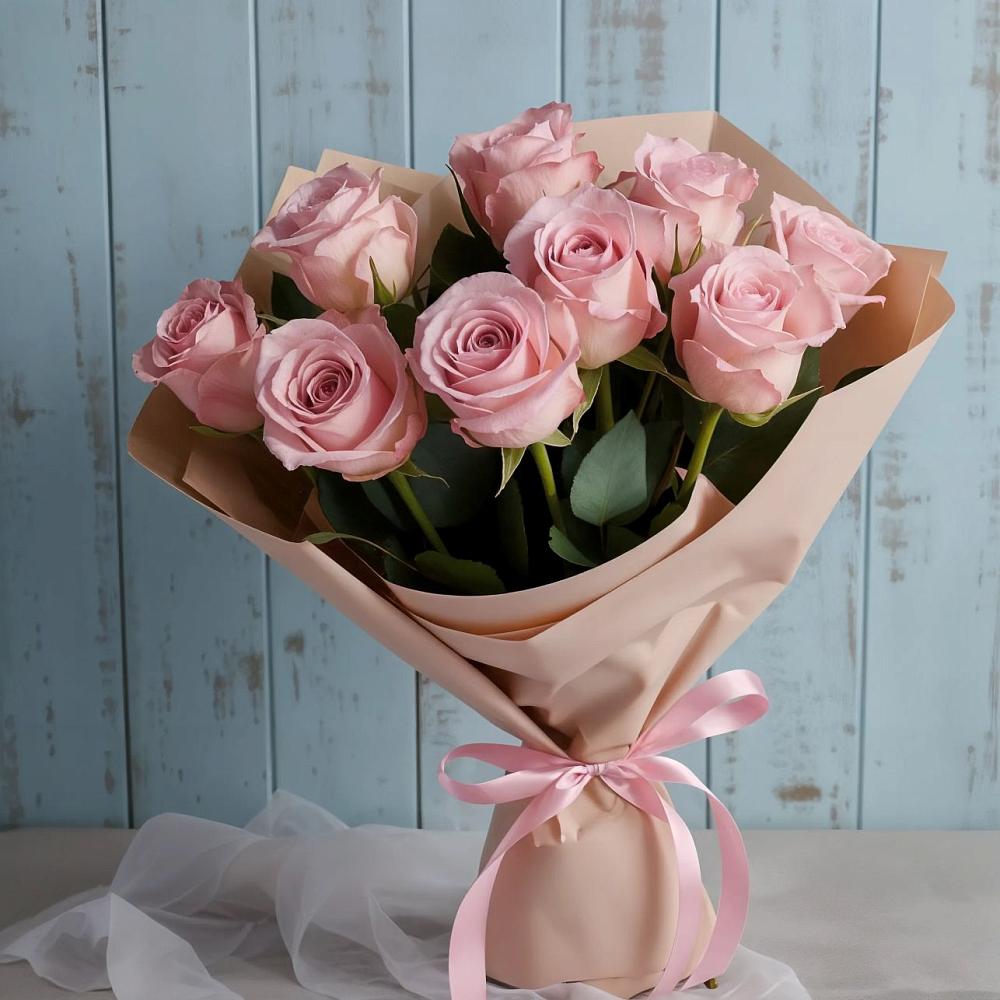 Букет цветов из: Розы в Новопашковской