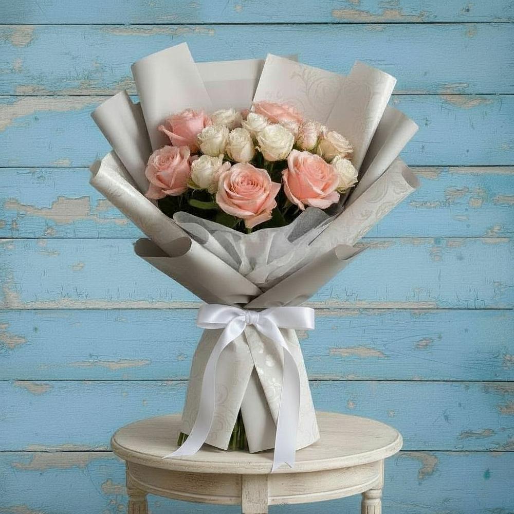 Букет цветов из: Розы в Новопашковской