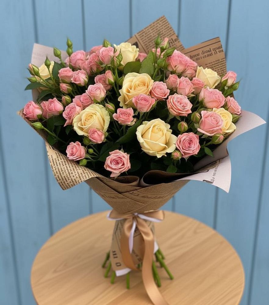 Букет цветов из: Розы в Новопашковской