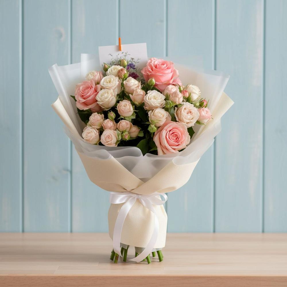 Букет цветов из: Розы в Новопашковской