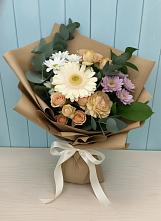 Букет цветов из:  Герберы и Хризантемы в Новопашковской