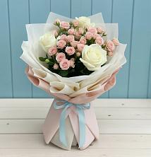 Букет цветов из:  Розы в Новопашковской