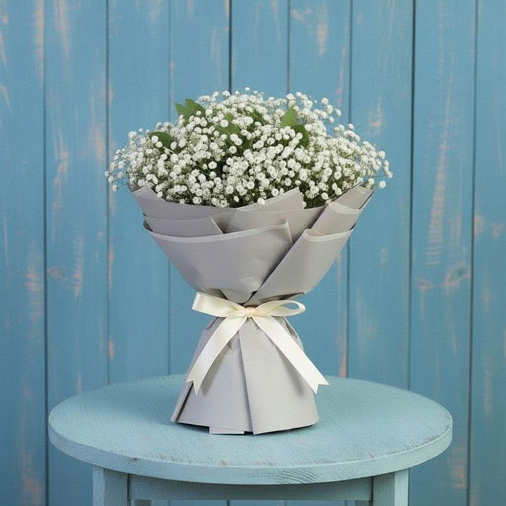 Букет цветов из: Гипсофила в Новопашковской