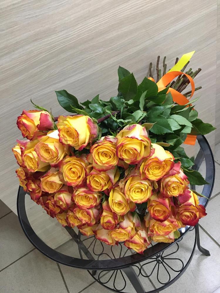 Букет Желтые розы в Новопашковской