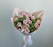 Букет цветов из:  Розы и Хризантемы в Новопашковской