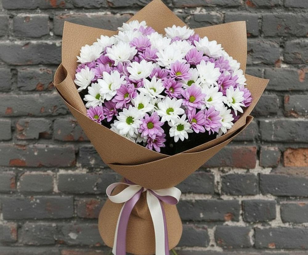 Букет цветов из: Хризантемы в Новопашковской