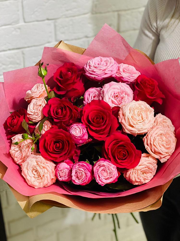 Букет цветов из: Розы в Новопашковской