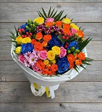 Букет цветов из:  Розы и Хризантемы в Новопашковской