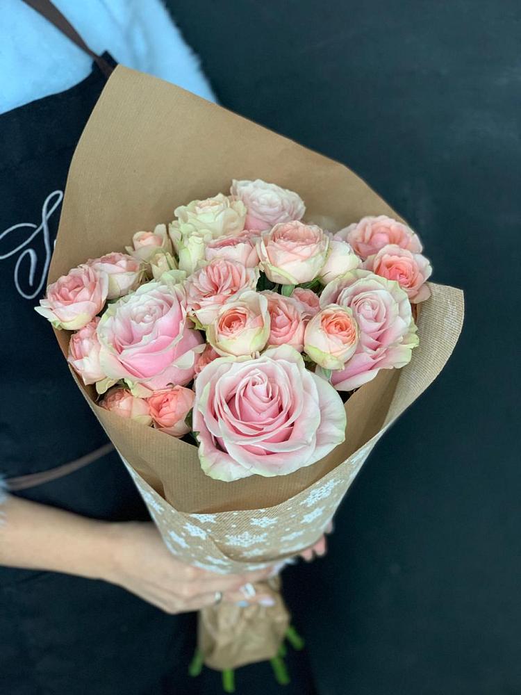 Букет цветов из: Хризантемы и Розы в Новопашковской