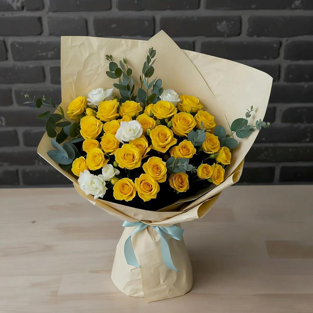 Букет цветов из: Розы в Новопашковской