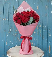 Букет цветов из:  Розы в Новопашковской