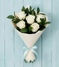 Букет цветов из:  Розы #REPLACE_PRED# Новопашковской