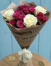 Букет цветов из:  Розы в Новопашковской