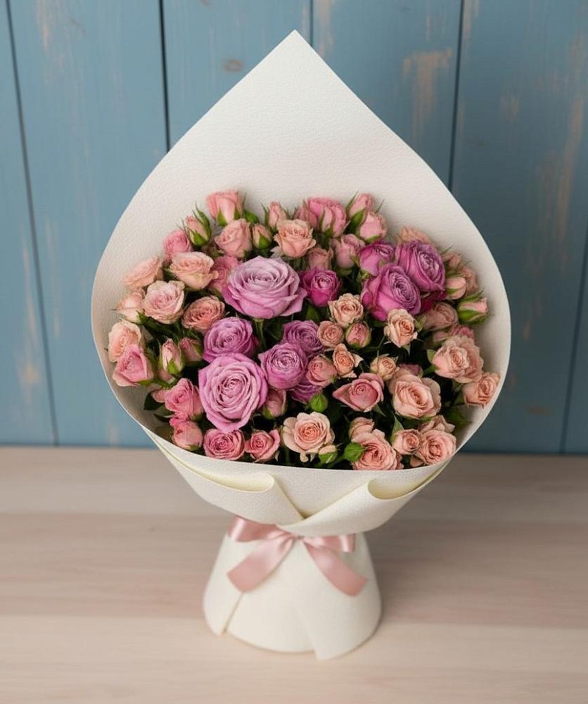 Букет цветов из: Розы в Новопашковской