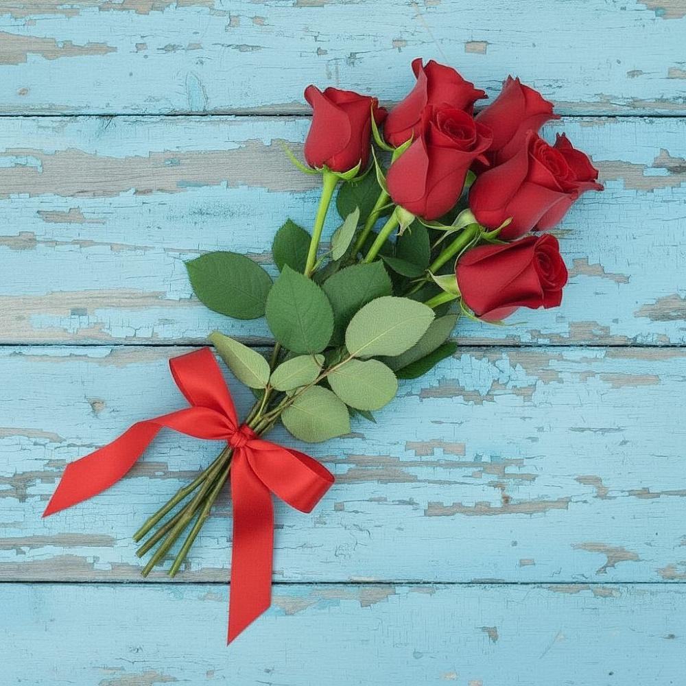 Букет Красные розы в Новопашковской