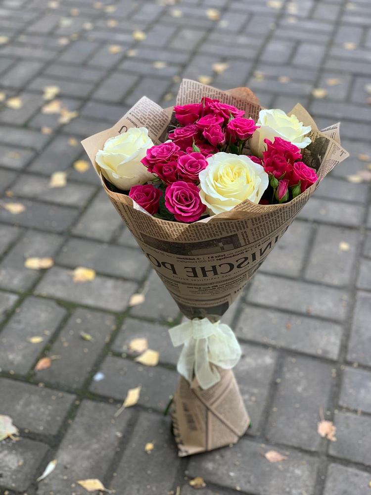 Букет цветов из: Розы в Новопашковской