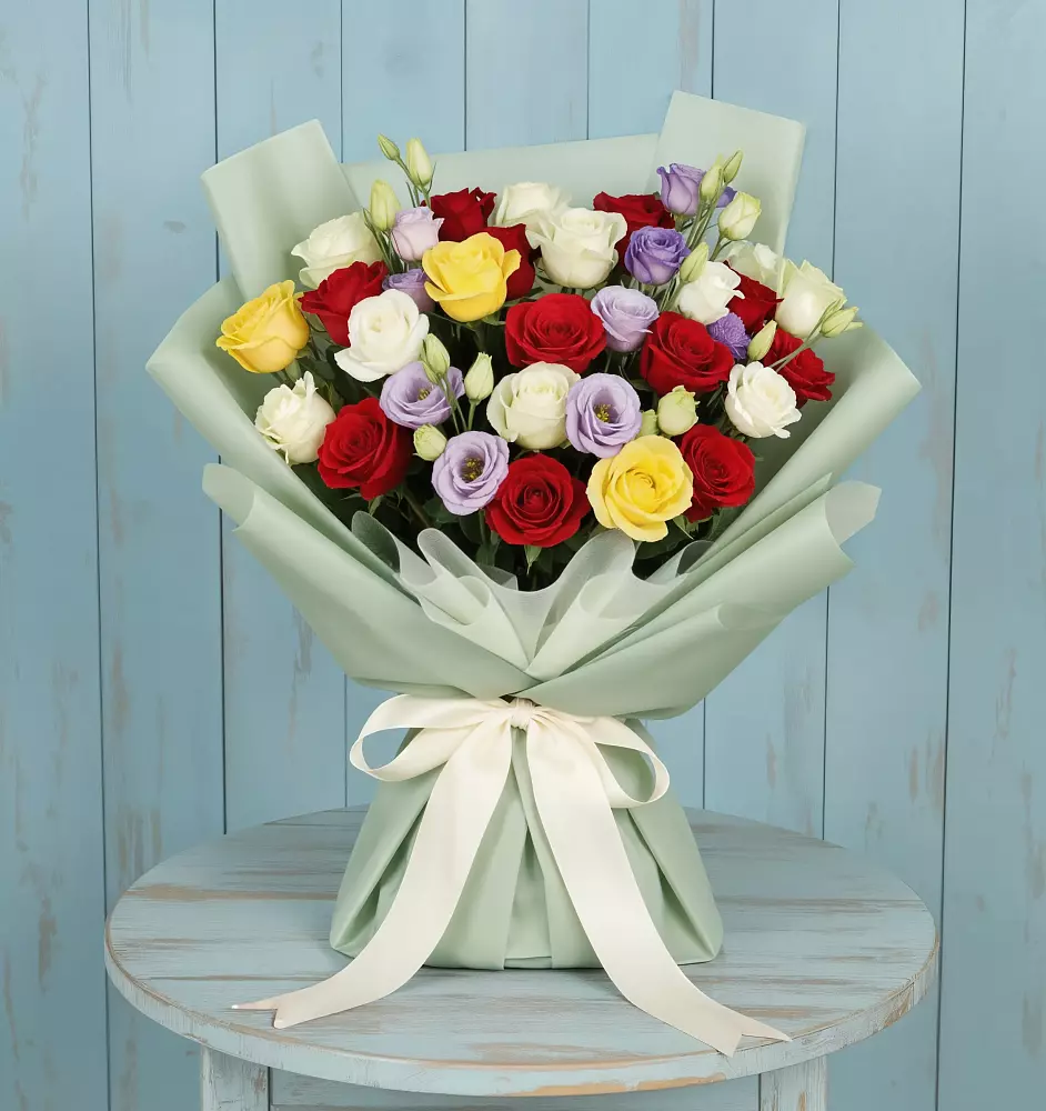 Букет цветов из: Розы в Новопашковской