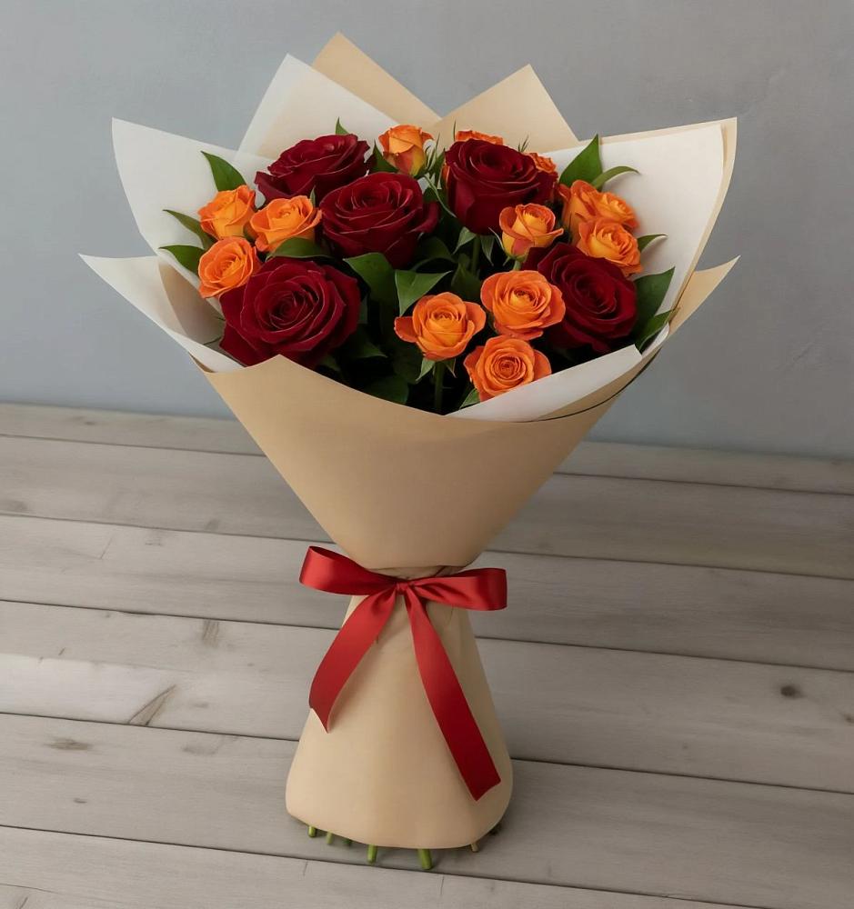 Букет Любовь и восторг в Новопашковской