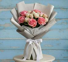 Букет цветов из:  Розы #REPLACE_PRED# Новопашковской